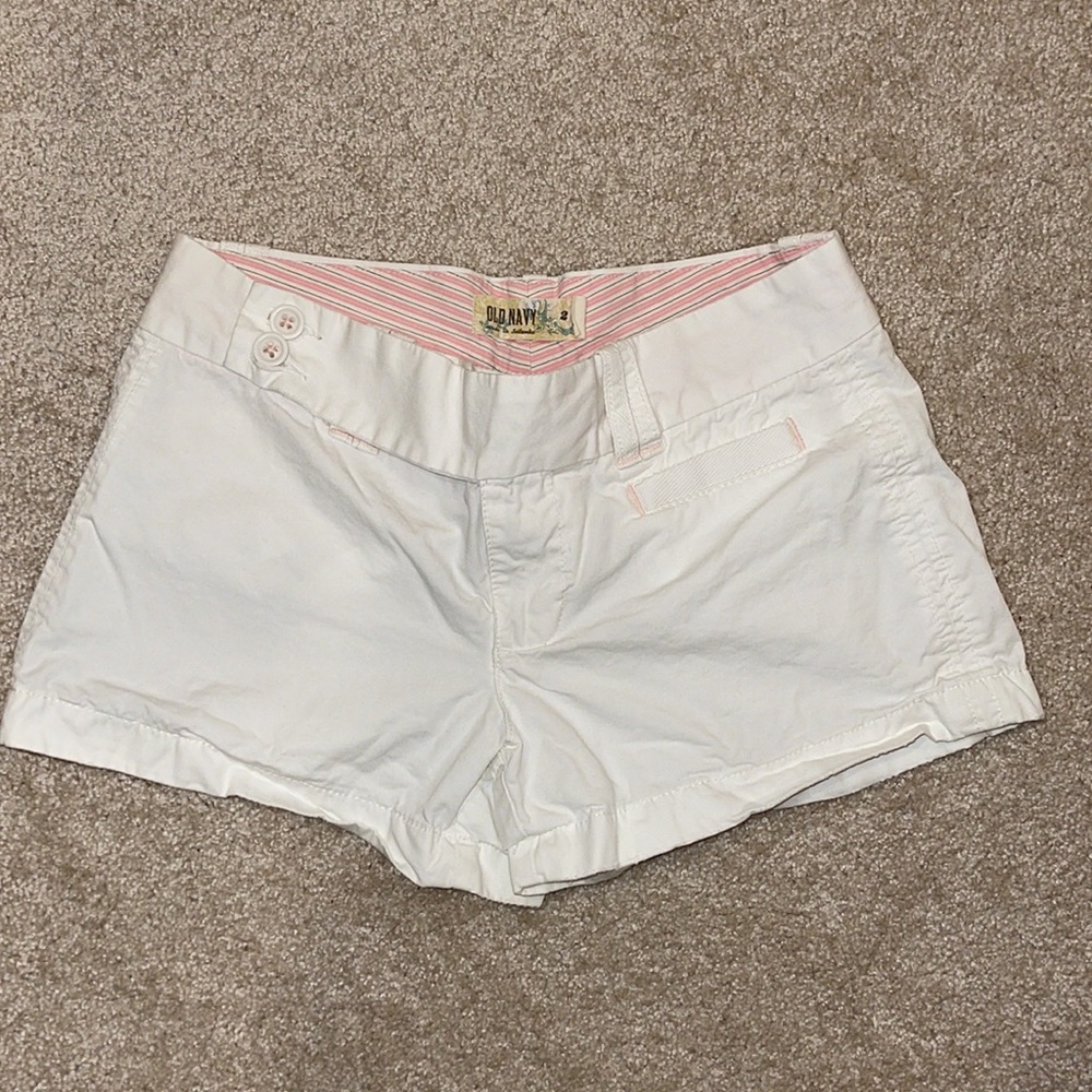 White short shorts